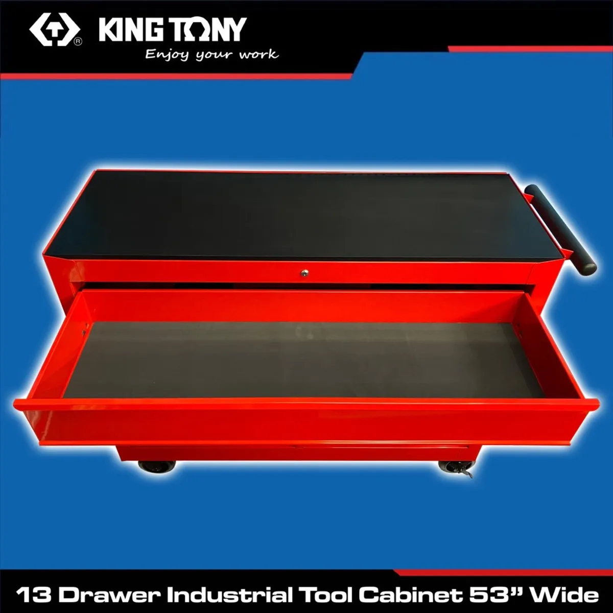 King Tony 53" Tool Trolley Cabinet - Image 3