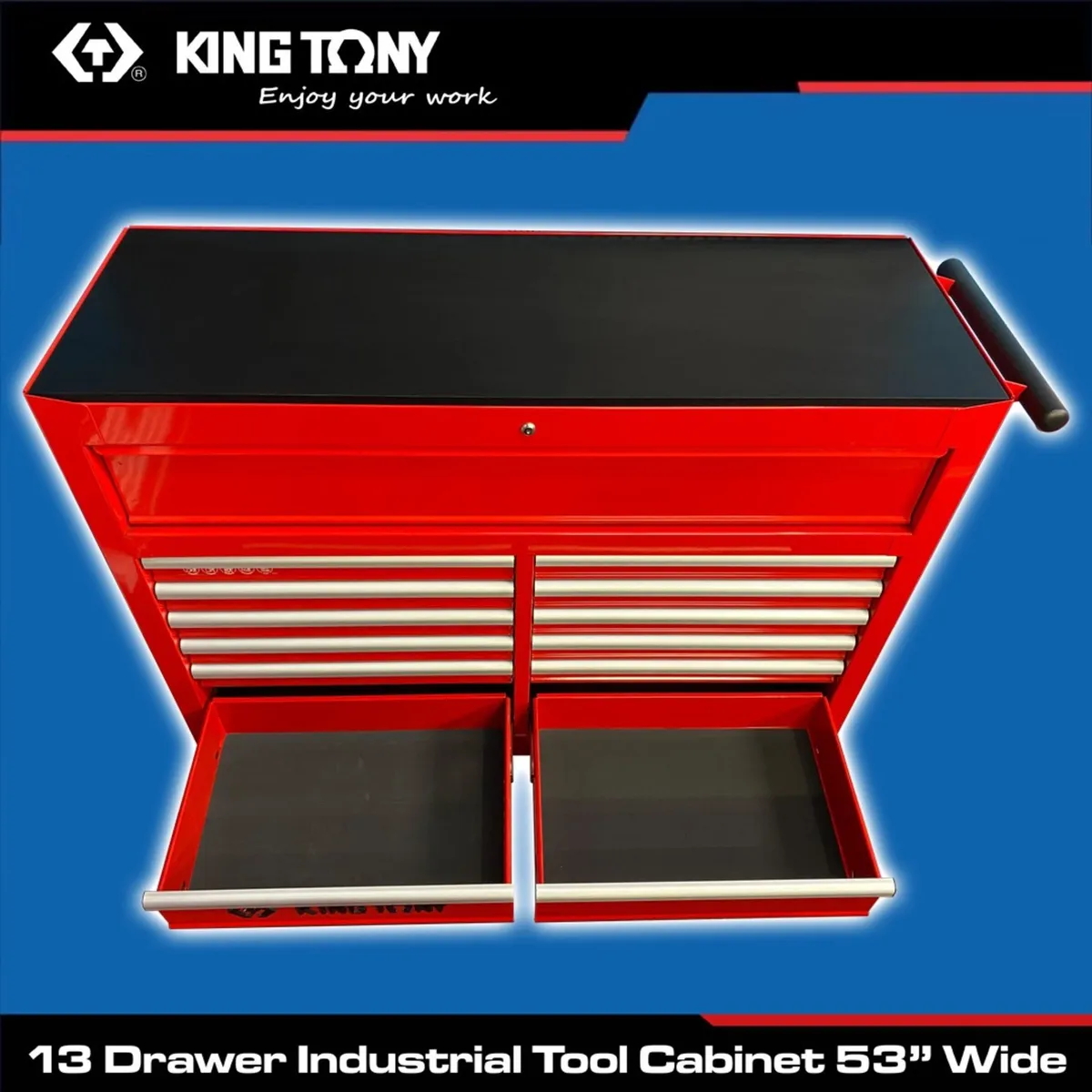 King Tony 53" Tool Trolley Cabinet - Image 4