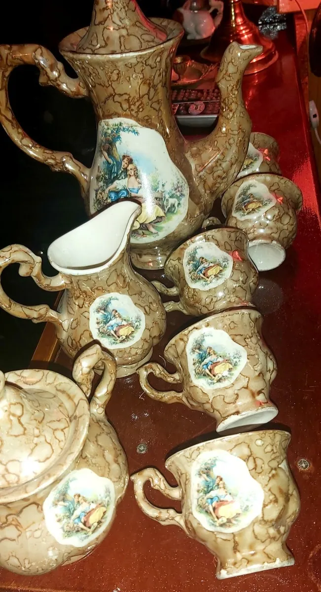 Antique spectacular teaset - Image 1