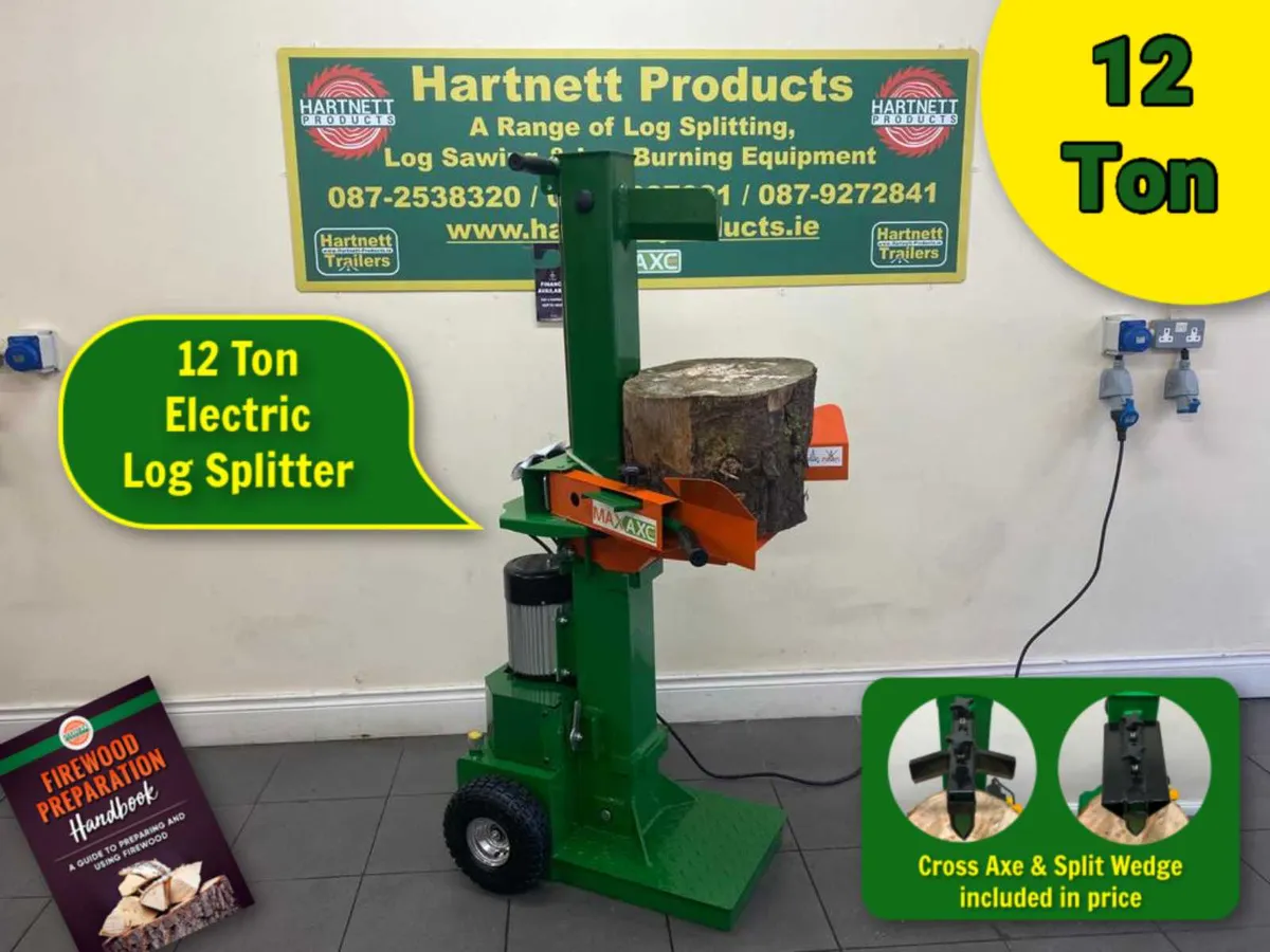 12 Ton Electric Log Splitter for Sale