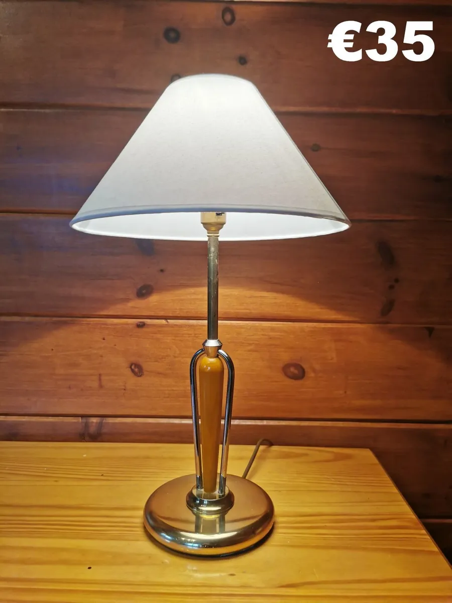 Selection of table lamps & spot lights - Image 1