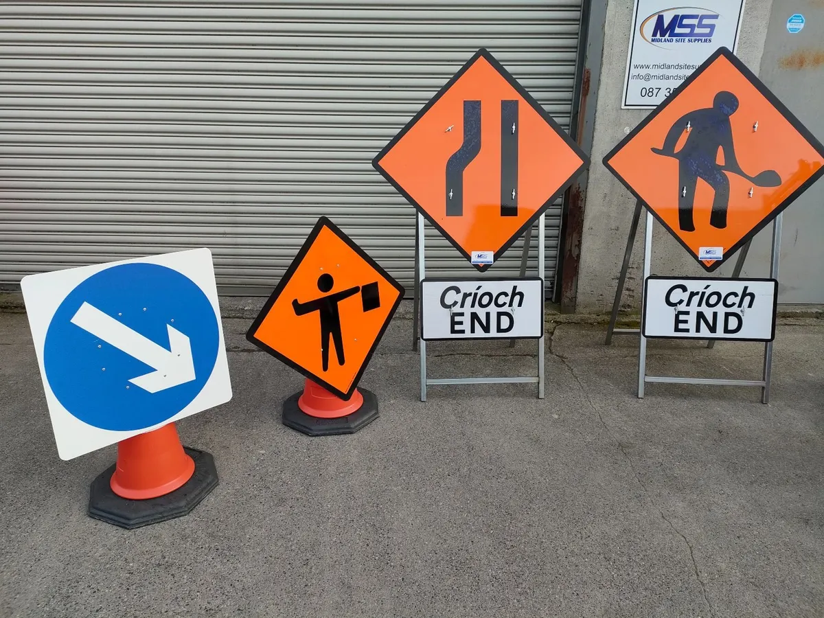 cone road signs at midland site supplies - Image 1