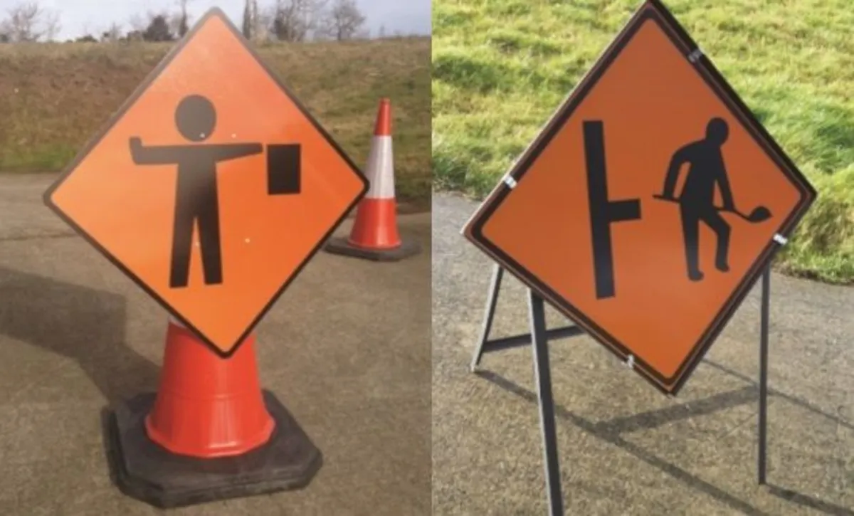 cone road signs at midland site supplies - Image 3