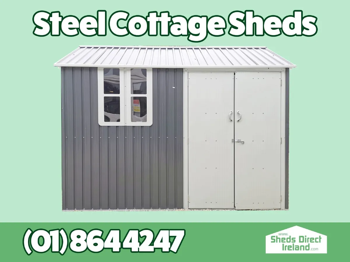 Steel Cottage Garden Sheds - Image 1