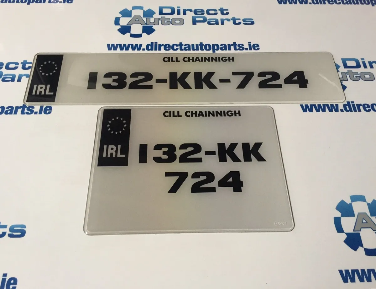 NUMBER PLATES 👉DirectAutoParts.ie