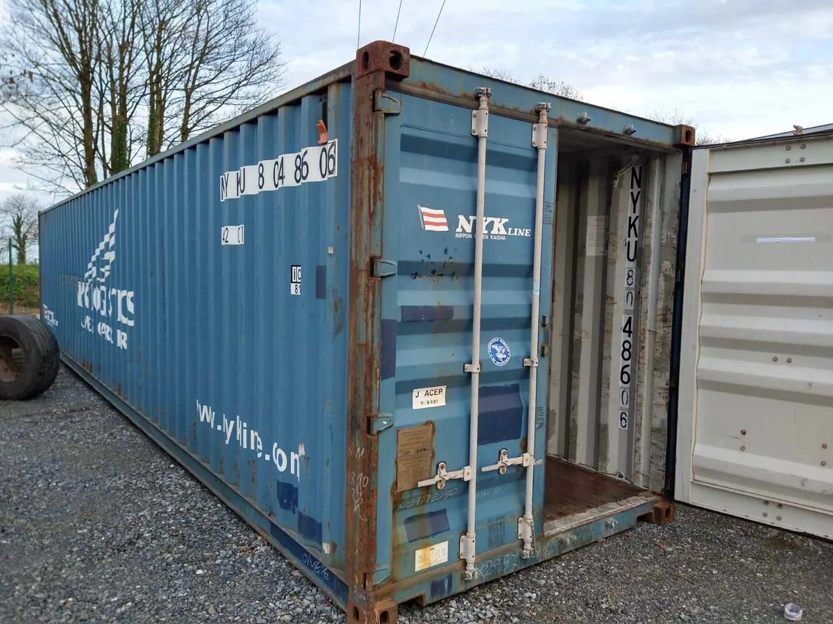 40 ft  45 ft  container Storing Machinery + Parts - Image 1