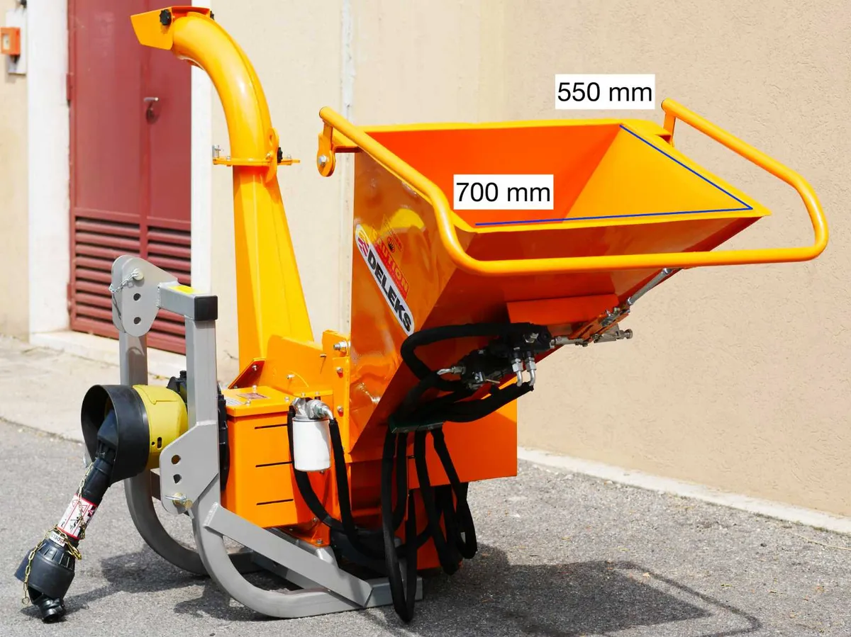 DK-1300 BIO-DRUM WOOD CHIPPER, HYDR.  FEED ROLLER - Image 2