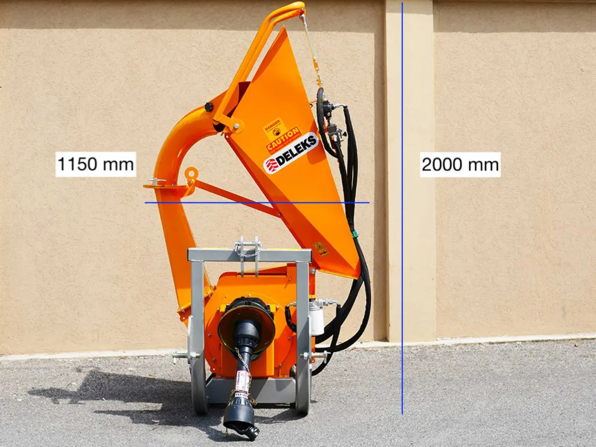 DK-1300 BIO-DRUM WOOD CHIPPER, HYDR.  FEED ROLLER - Image 4