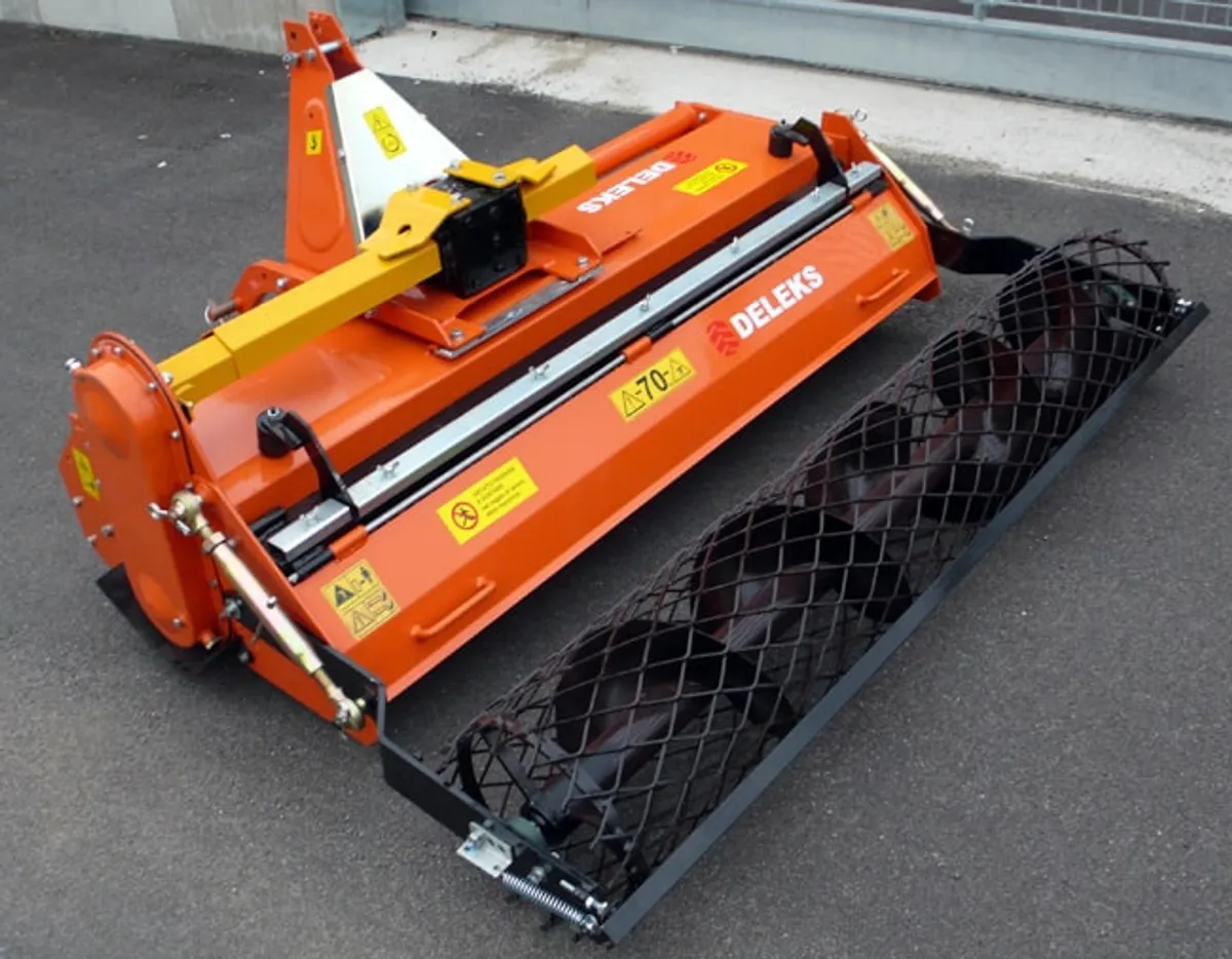 DFU-140cm Stone Burier For Compact Tractors - Image 1