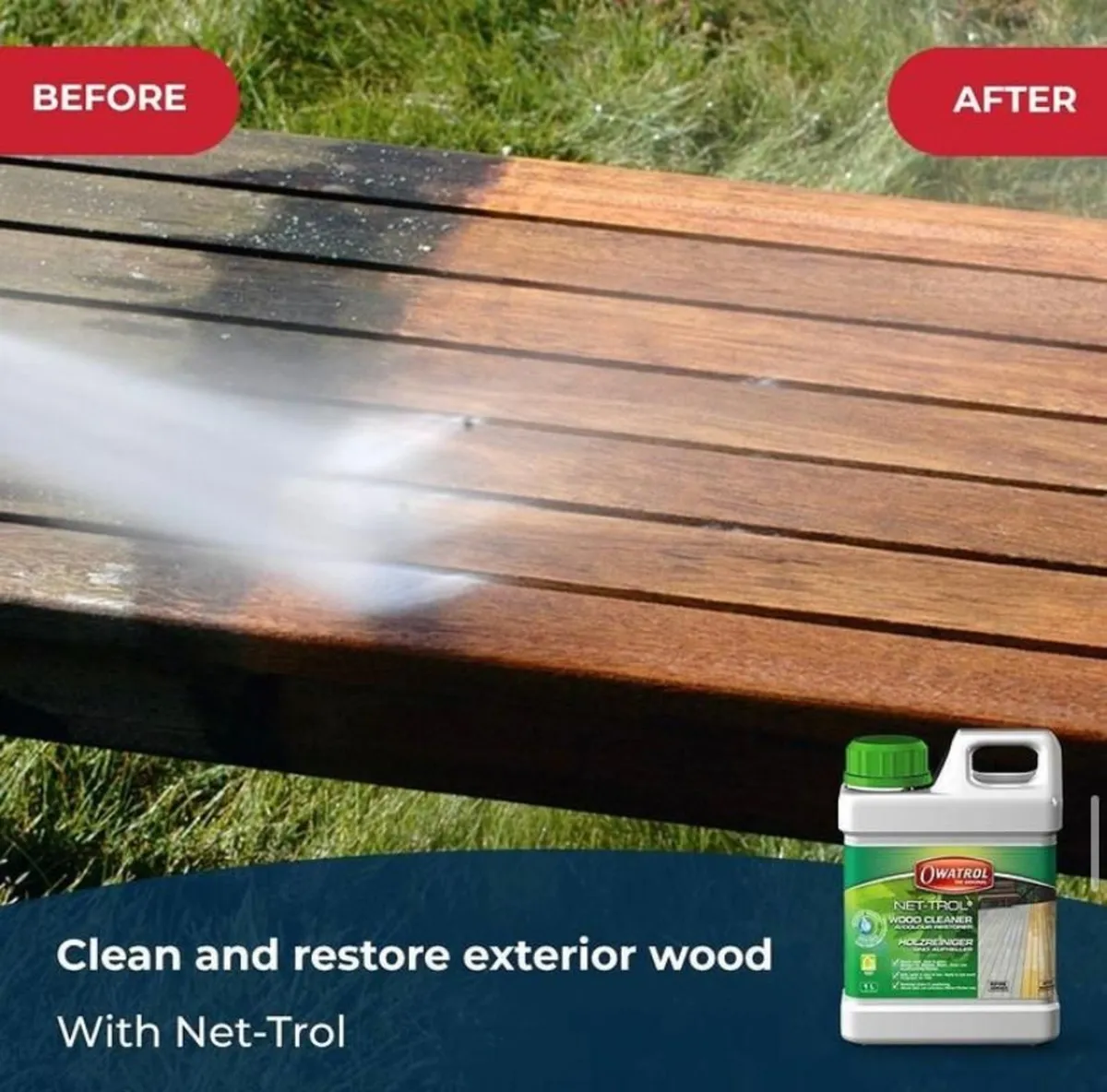Wood Cleaner & Colour Restorer Net-trol - Image 1