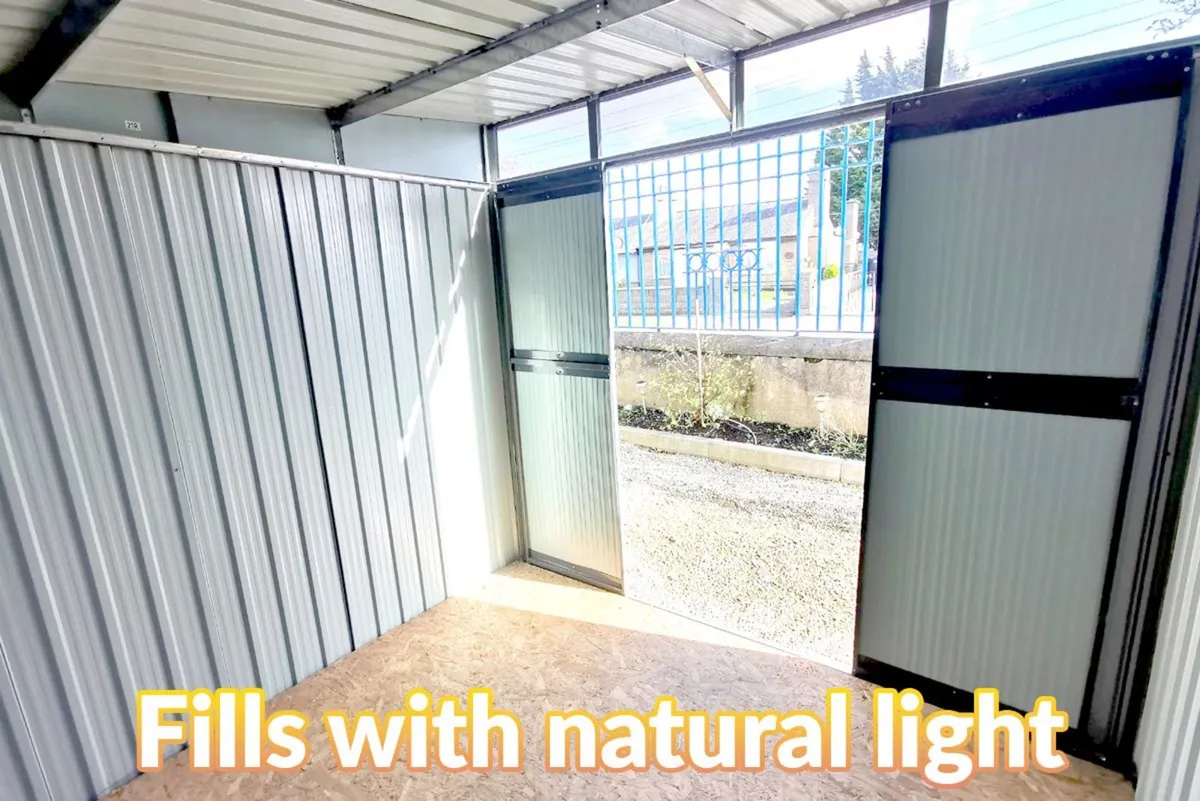 Steel Pent Shed ( 2 Sizes Available) - Image 4