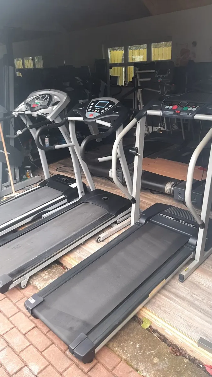 Lightly used treadmills from €350