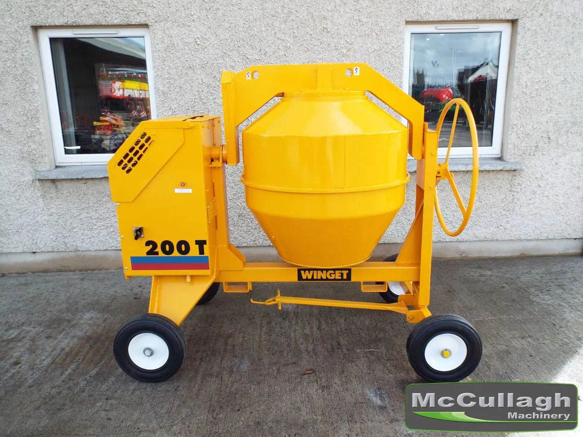 New Winget 200T Heavy Duty Cement Mixer