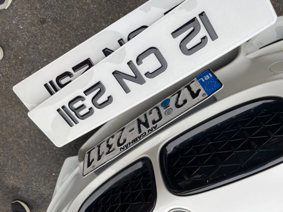 Ultimate number plates delivered , gel , German , - Image 3