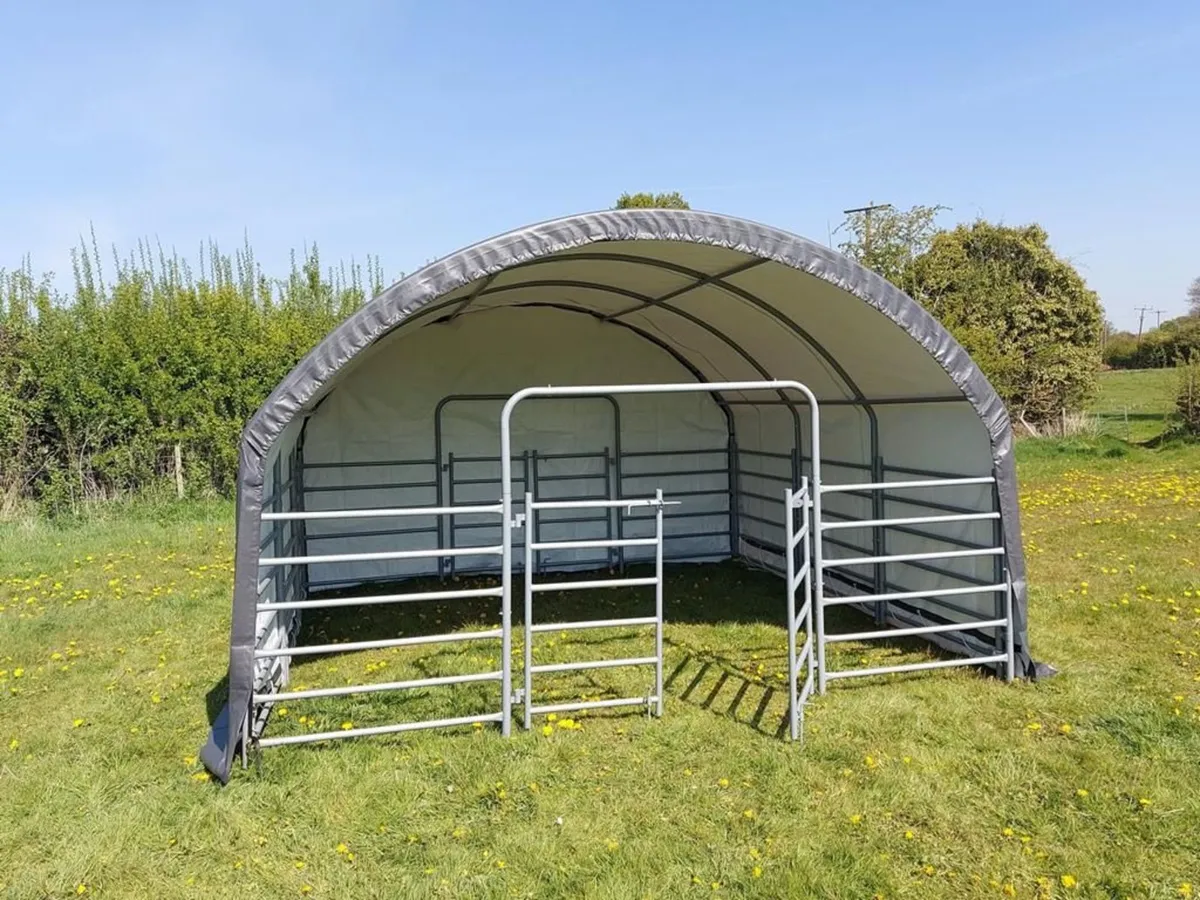 Heavy Duty Small Livestock Field Shelter 305gsm - Image 3