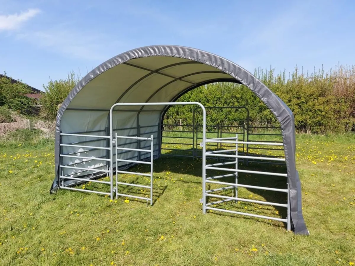 Heavy Duty Small Livestock Field Shelter 305gsm - Image 4