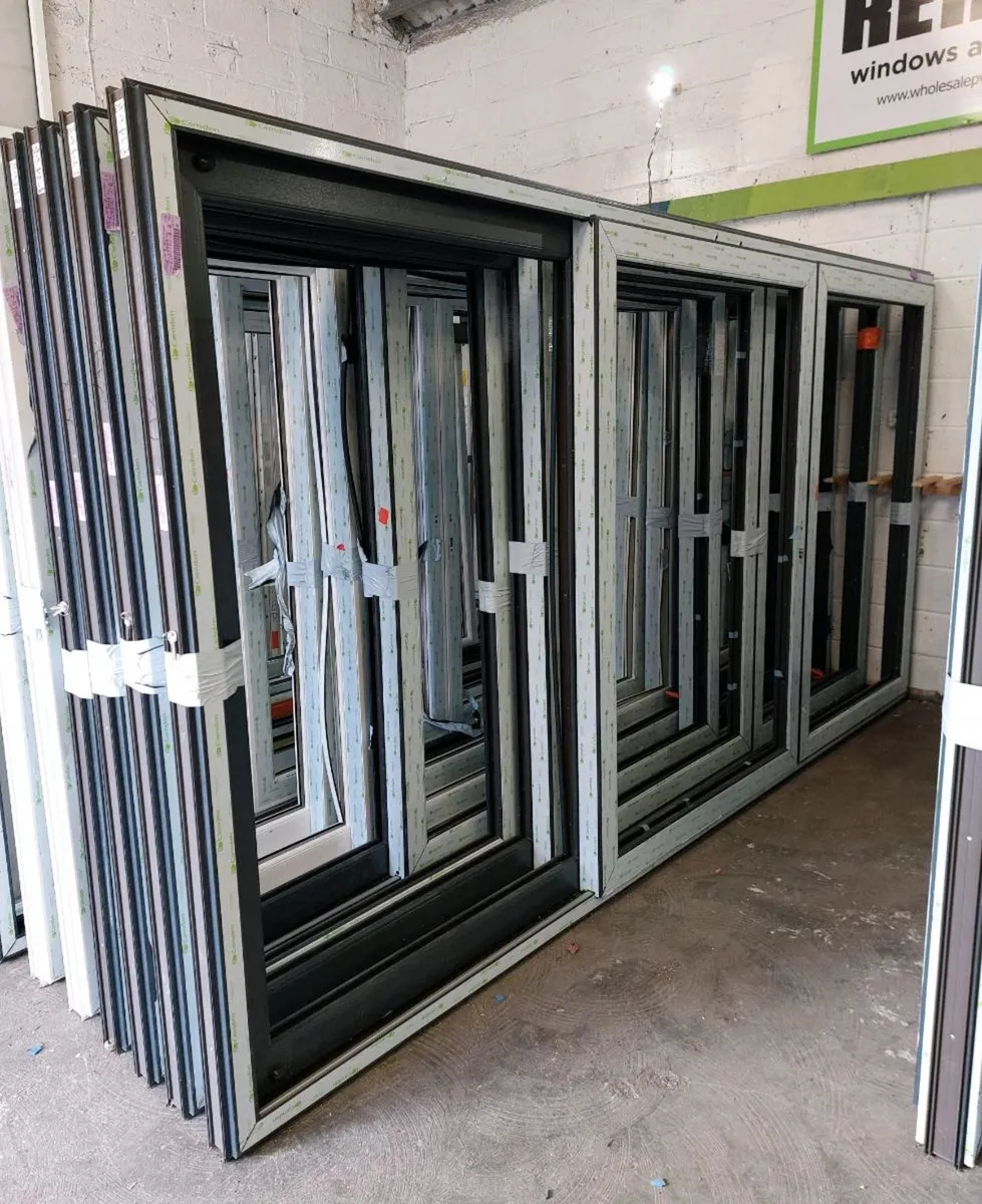 Pvc PATIO DOORS IN STOCK  W23F6C1 WPVC LTD - Image 1