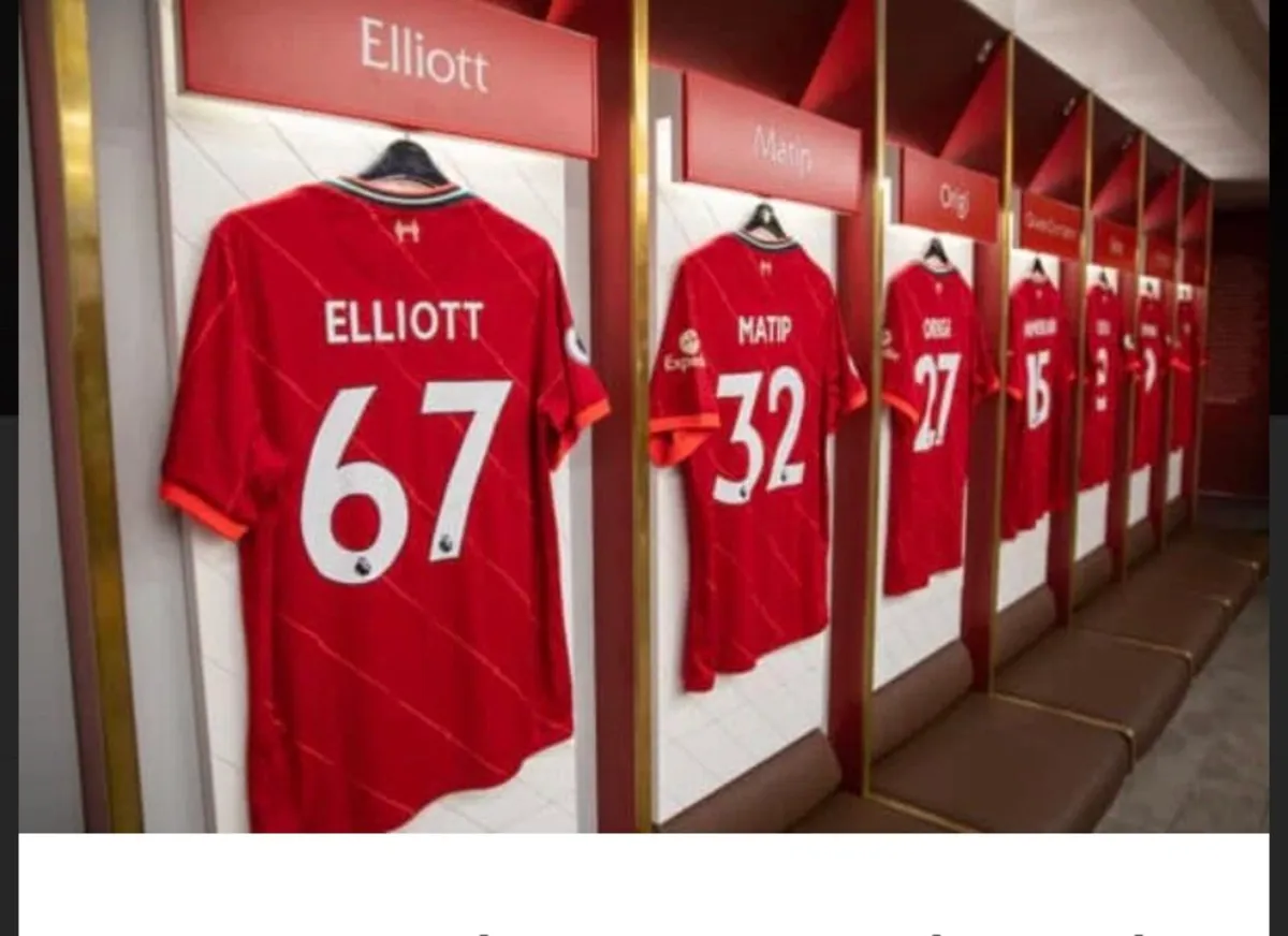 Liverpool fc - Joel Matips actual locker - Image 2