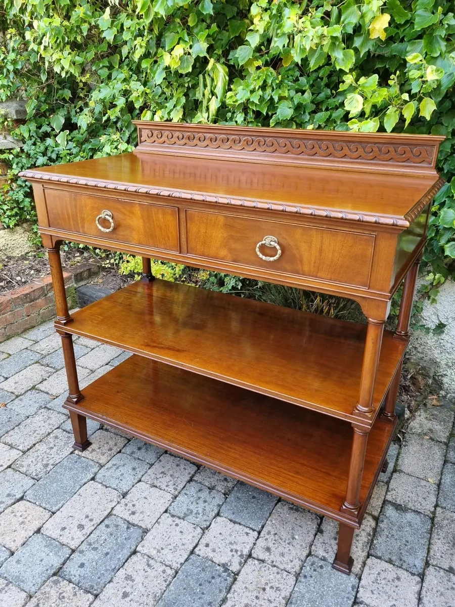 Large Georgian Style Serving Table- Circa 1930