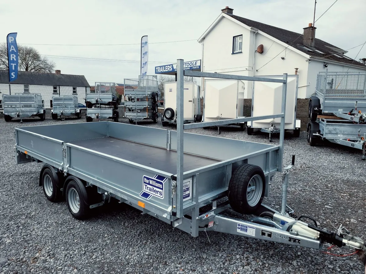 IFOR WILLIAMS   14' x 6'6"  DROPSIDES  TRAILER - Image 1