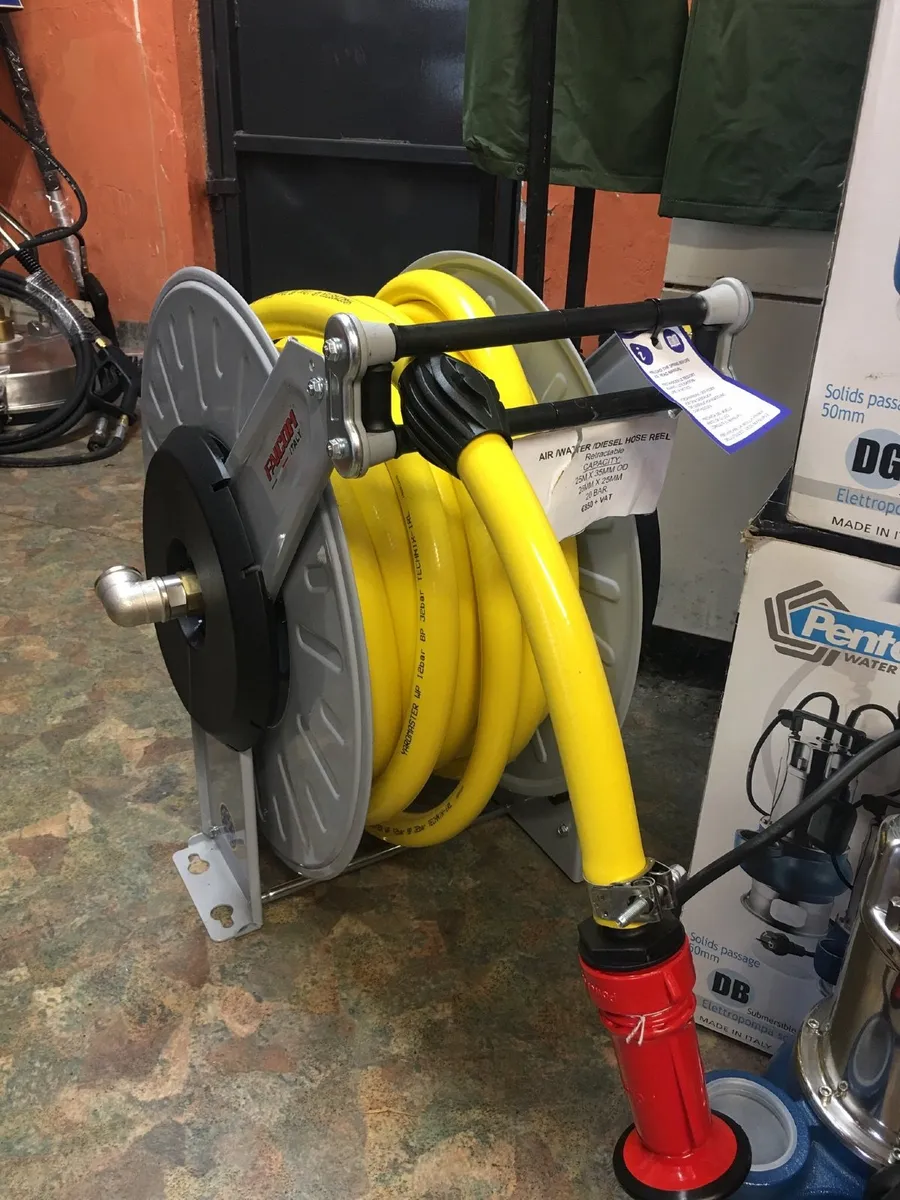 Hose Reel retractable 1” x 25m