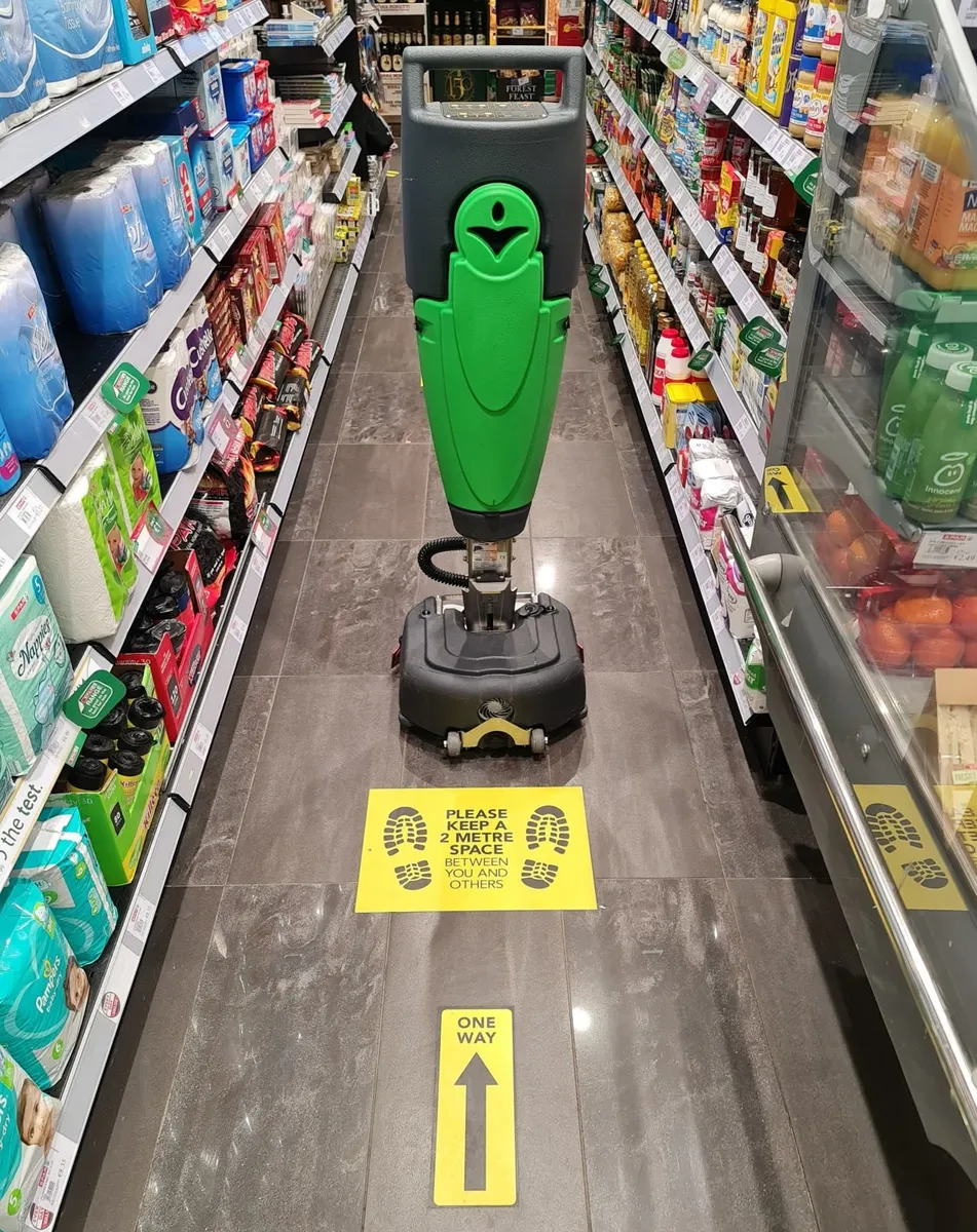 Green Clean M1 micro scrubber dryer floor cleaner - Image 4