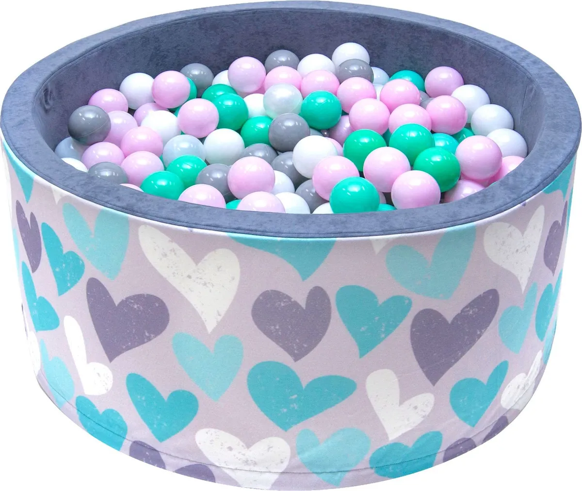 POOL SOFT BABY BALL PIT FOAM ROUND 300 balls GIFT - Image 4