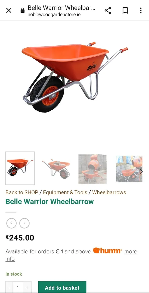 Belle warrior wheelbarrow - Image 1