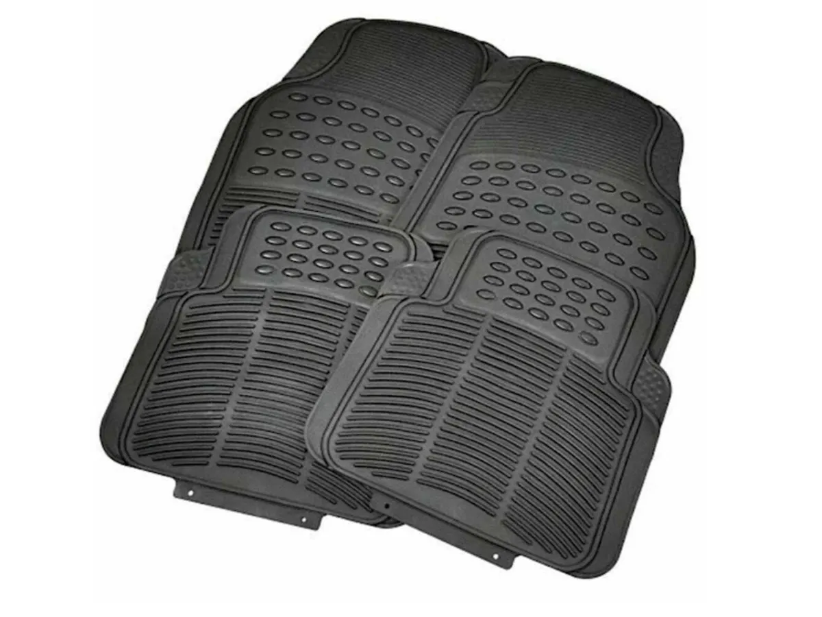4pce Heavy Duty Rubber Car Mats..Free Delivery