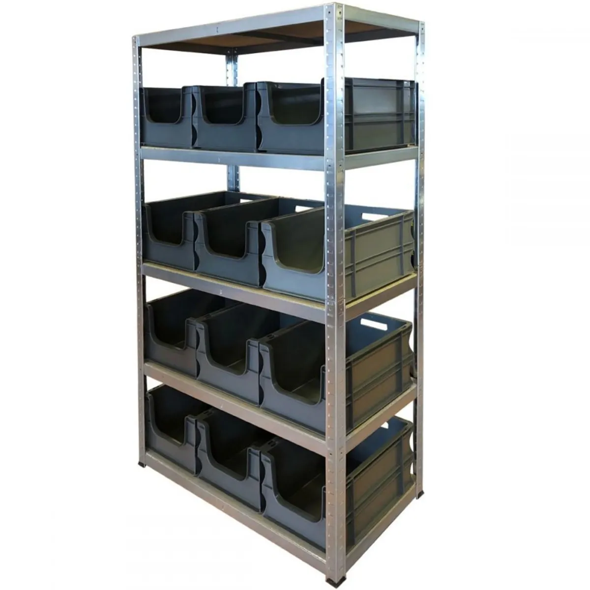 Shelving With 12 Bins