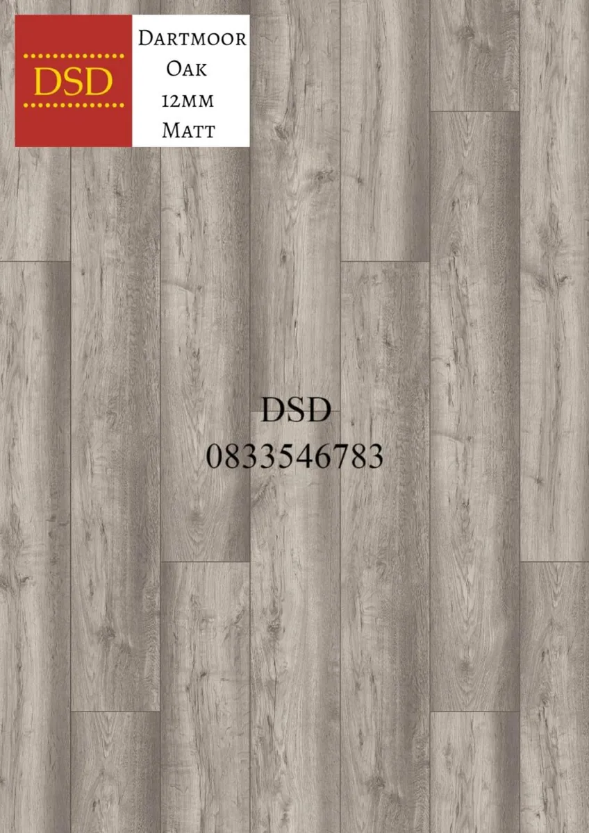 Dartmoor Grey 12mm Flooring - Free Nationwide