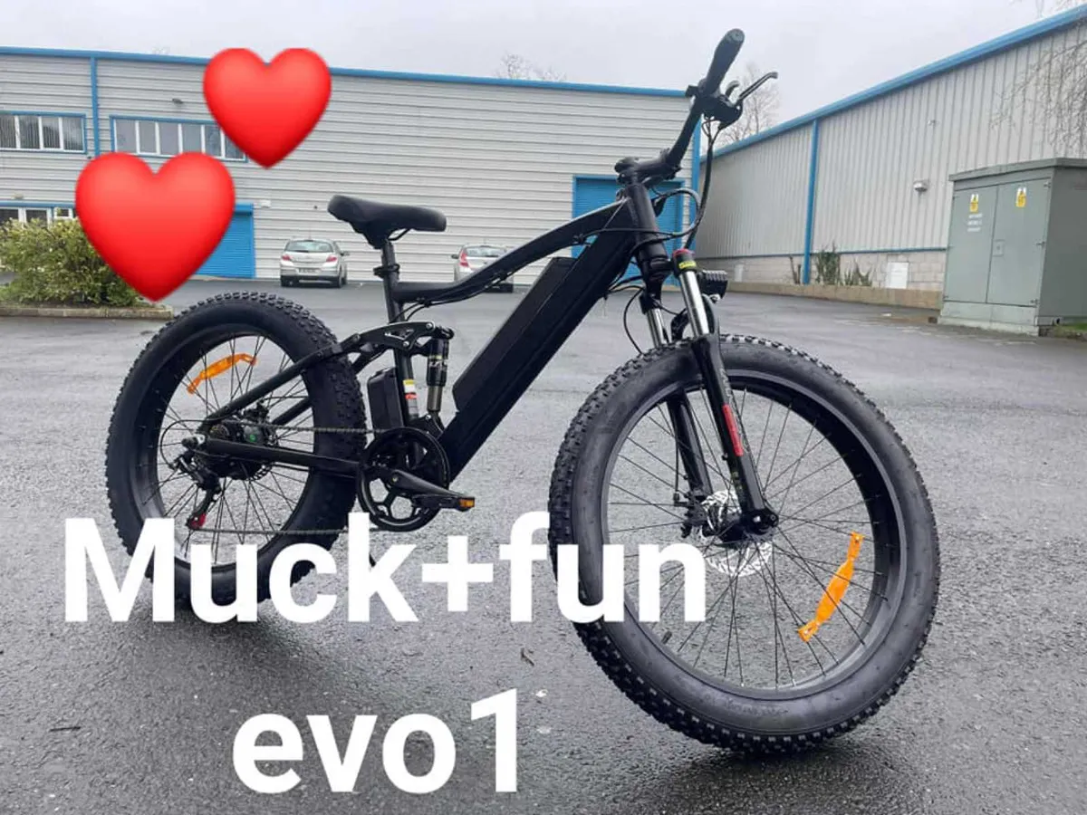 ELECTRIC Mountain Fat Bike BIG WHEEL-Muck+fun EVO