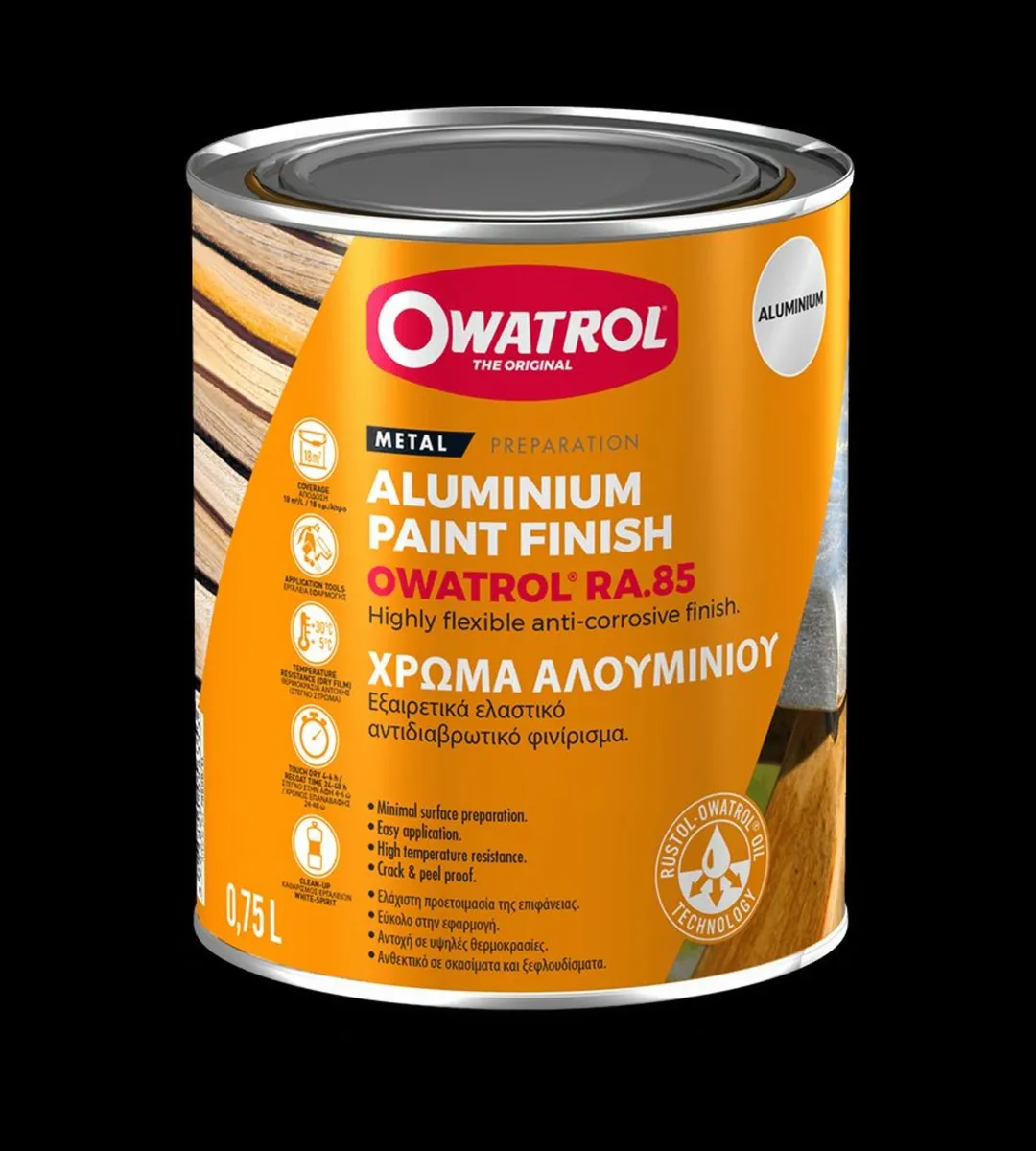 FLEXIBLE ANTI-CORROSIVE HIGHT GLOSS ALUMINIUM PAINT FINISH - RA85 Aluminium Paint - Image 3