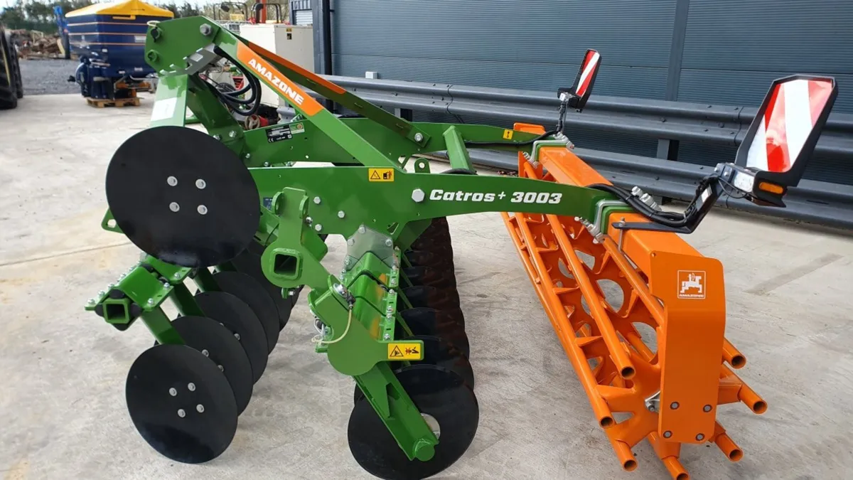 New Amazone 3003 Mounted Disc Harrow with Cage ty - Image 1