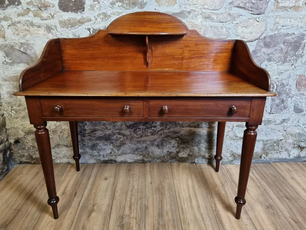 Large Victorian Mahogany Washstand- Circa 1860