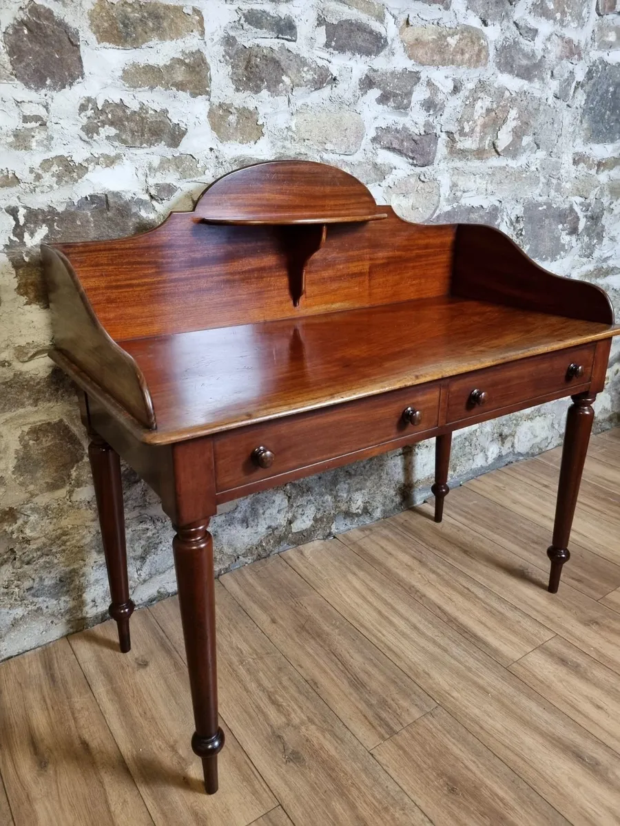 Large Victorian Mahogany Washstand- Circa 1860 - Image 3