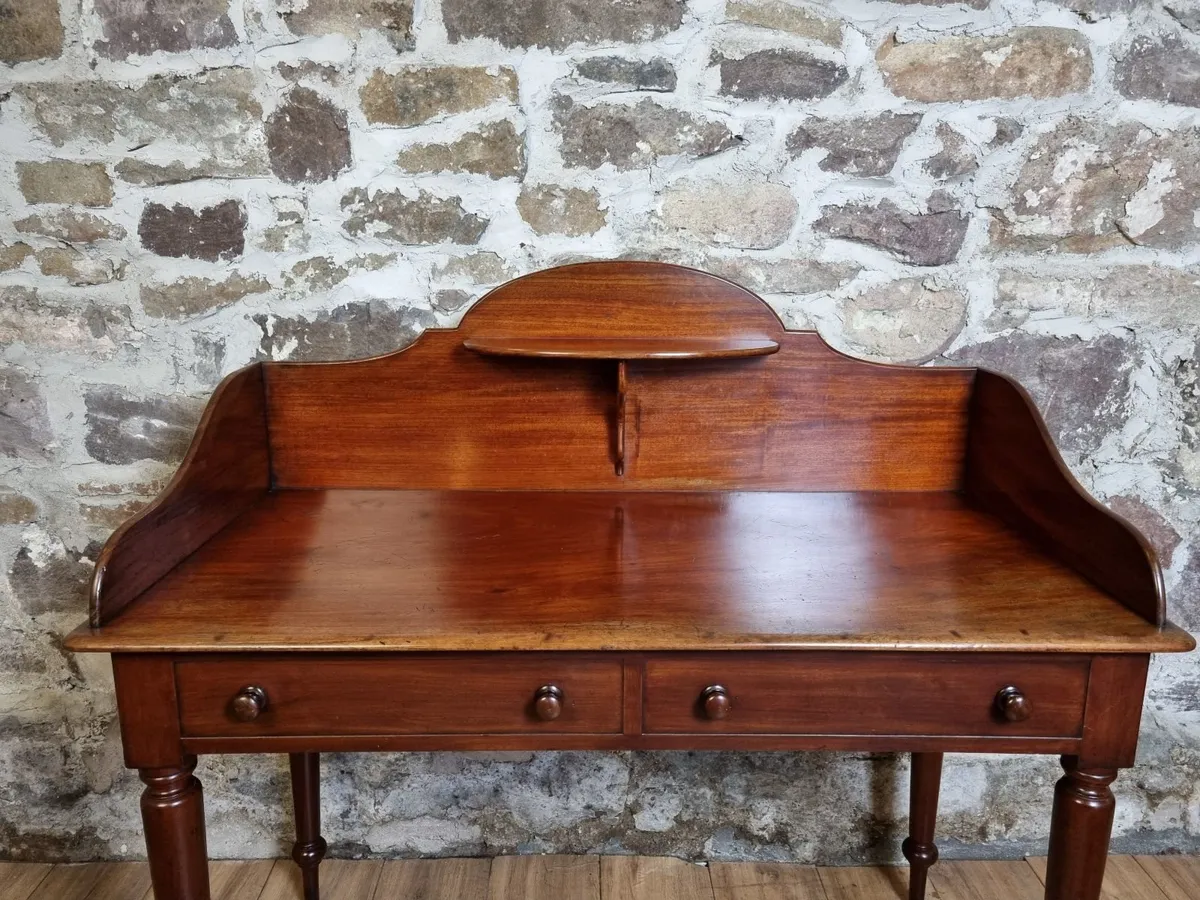 Large Victorian Mahogany Washstand- Circa 1860 - Image 4