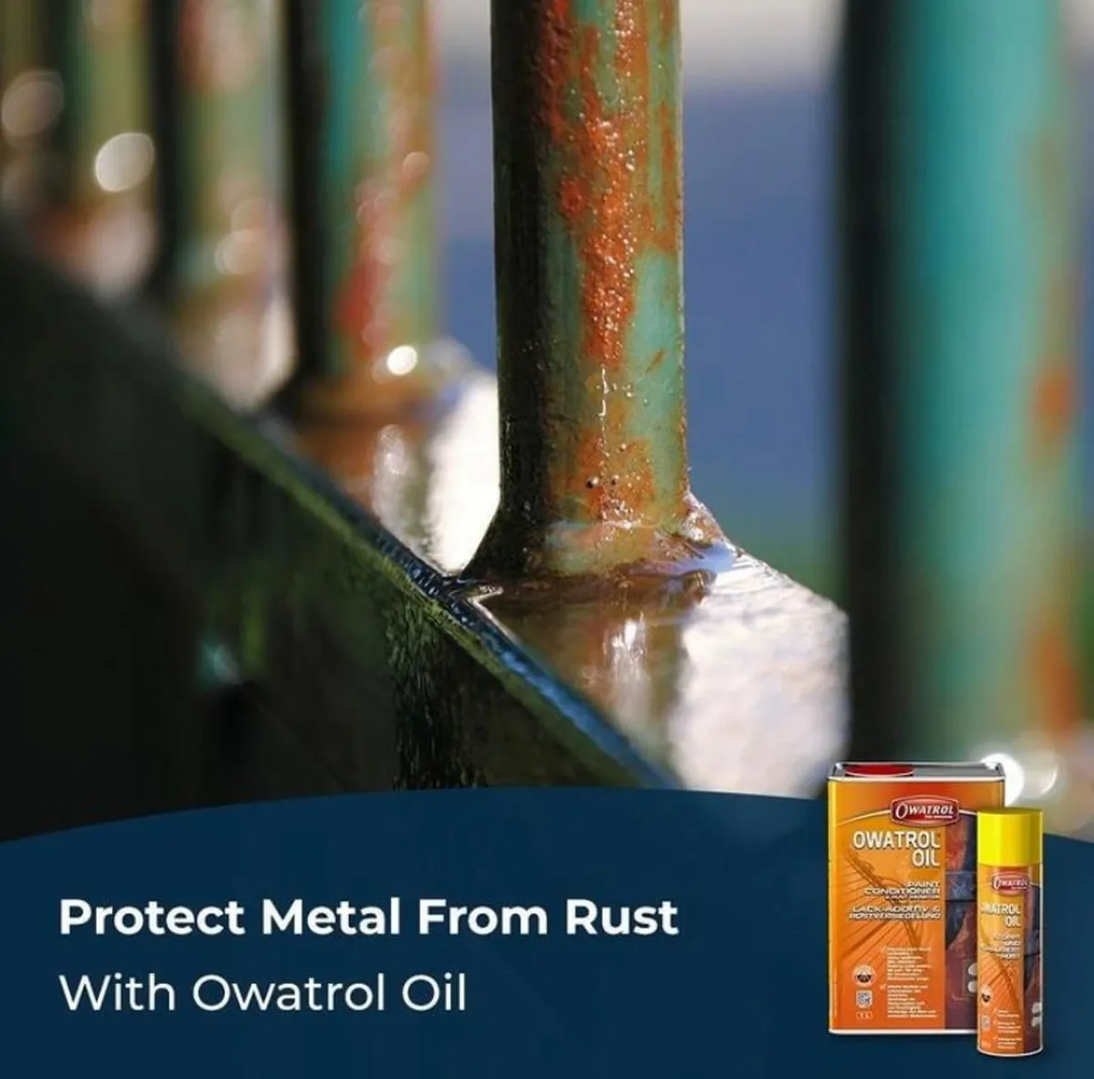 Rust Treatment & Primer IN ONE- Owatrol Oil - Image 1