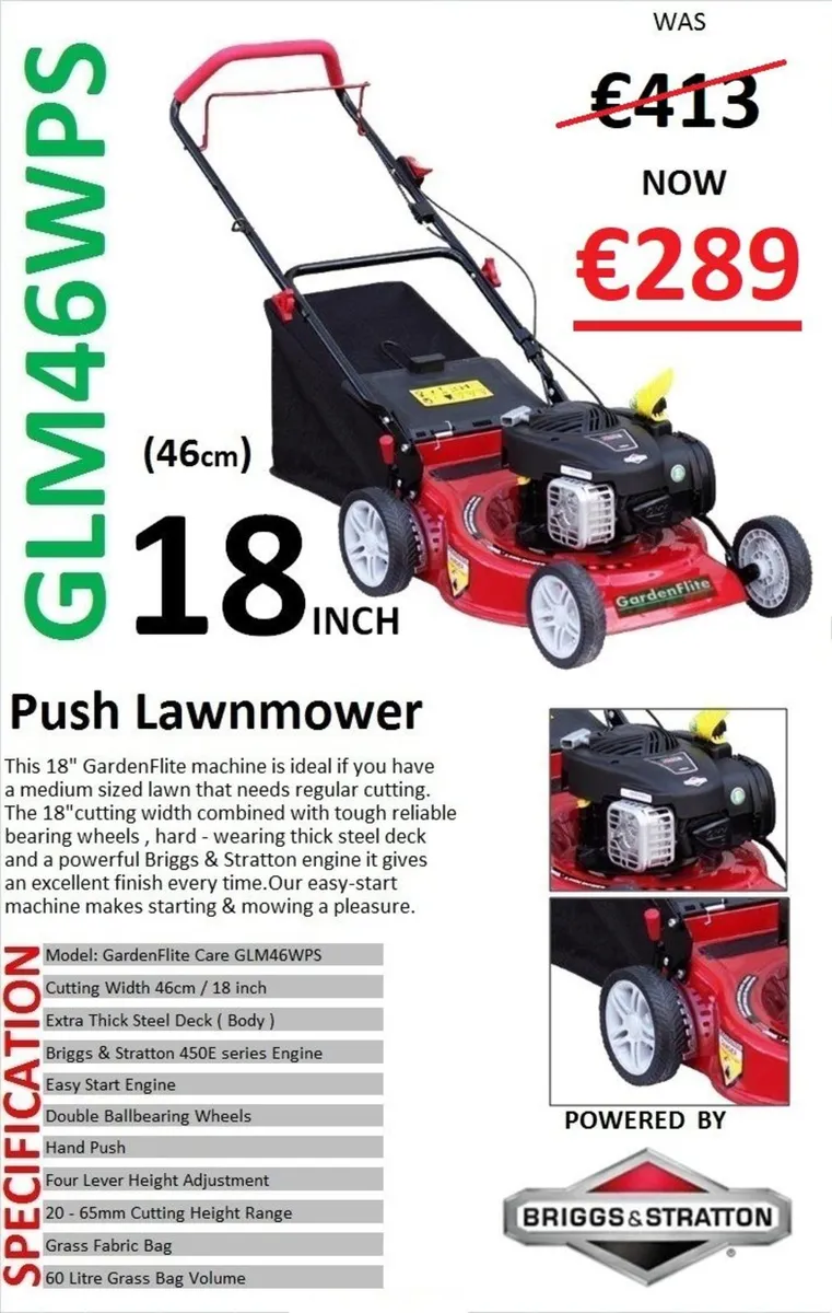 Briggs & Stratton Petrol lawnmowers sale 30% off - Image 4