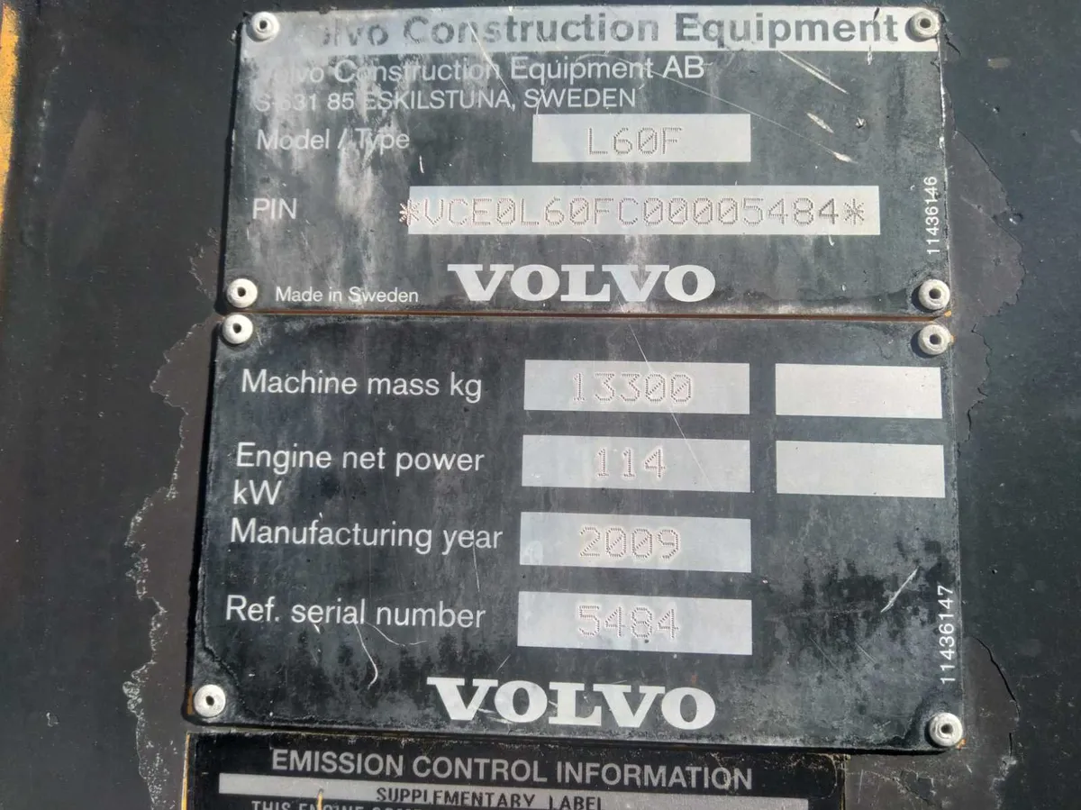 Volvo L60F loading shovel - Image 4
