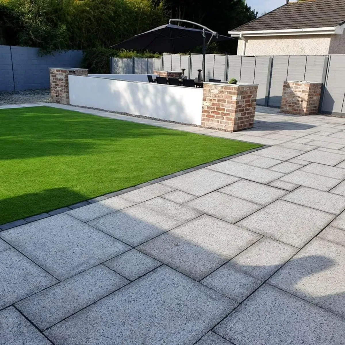 30mm Granite paving