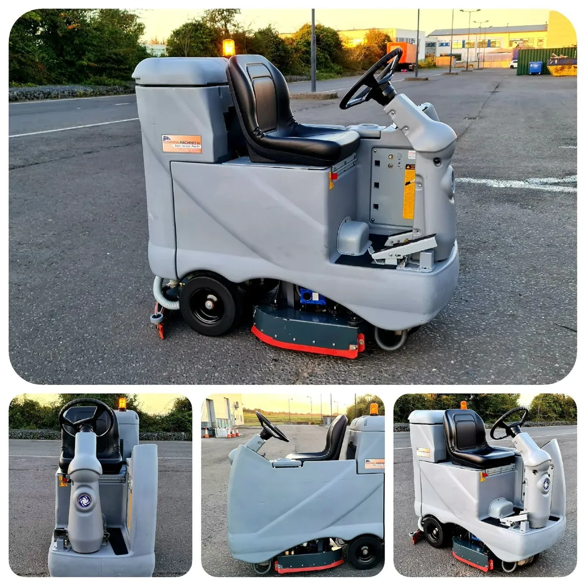 Nilfisk BR600S Ride scrubber dryer reconditioned - Image 1