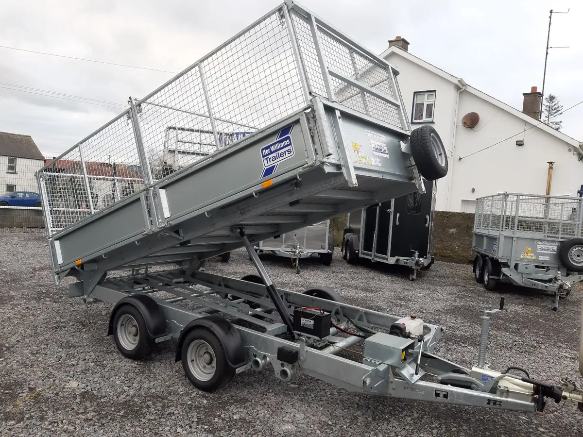 IFOR WILLIAMS  12' x 6'6"  TIPPING TRAILER - Image 1