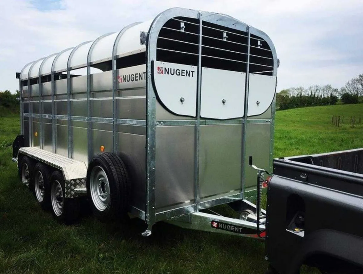 New Nugent 14x6 Livestock c/w Folding Sheep Decks - Image 3