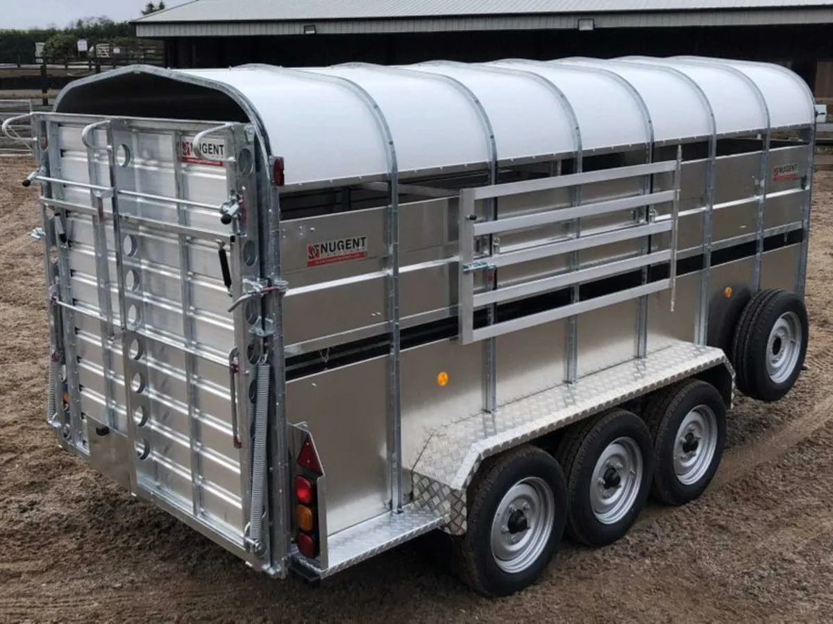 New Nugent 14x6 Livestock c/w Folding Sheep Decks - Image 2