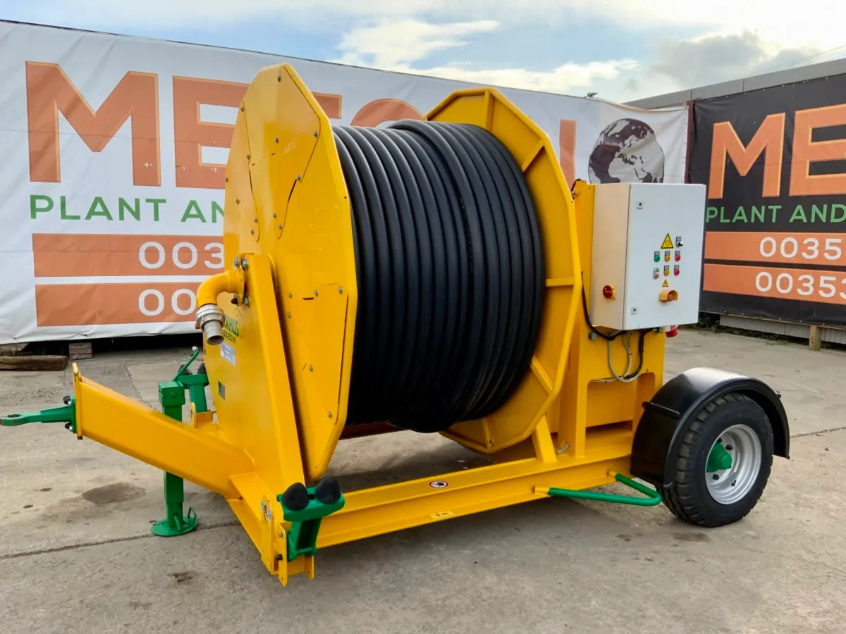 ** BACKHUS TRAILERED IRRIGATION HOSE REEL ** - Image 1