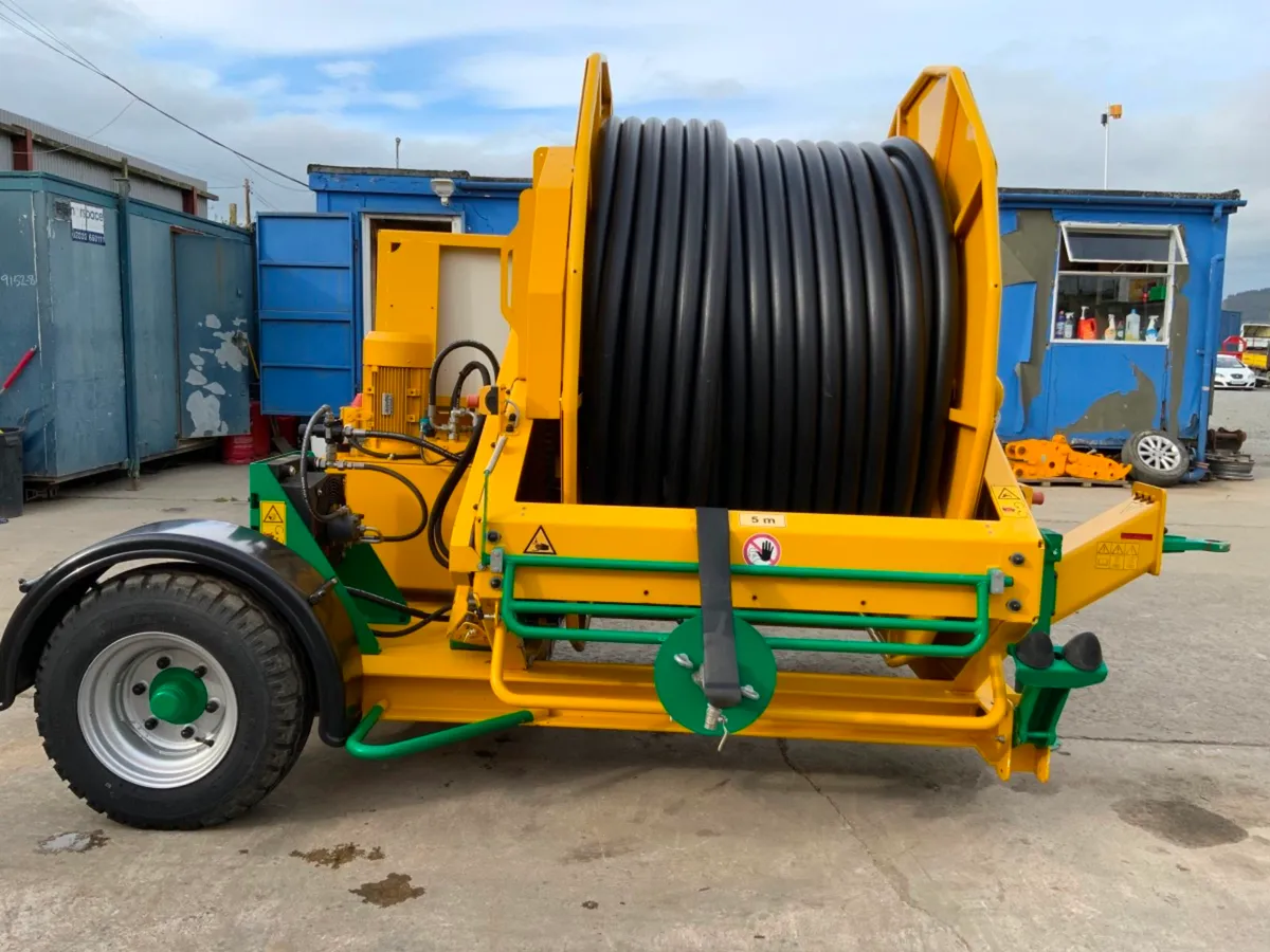 ** BACKHUS TRAILERED IRRIGATION HOSE REEL ** - Image 2