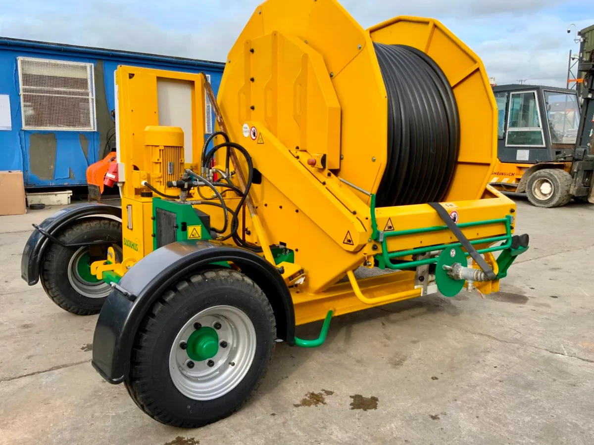 ** BACKHUS TRAILERED IRRIGATION HOSE REEL ** - Image 3
