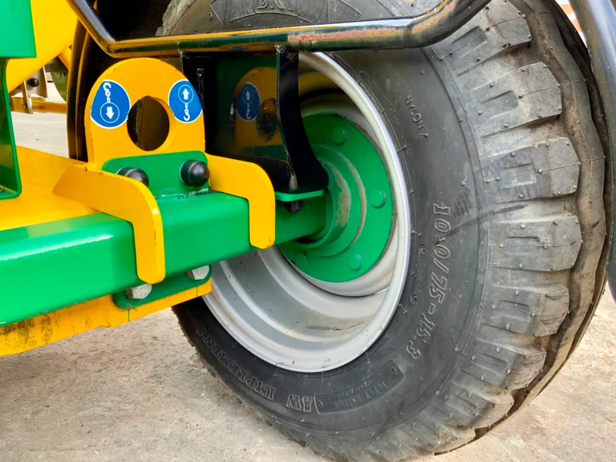 ** BACKHUS TRAILERED IRRIGATION HOSE REEL ** - Image 4