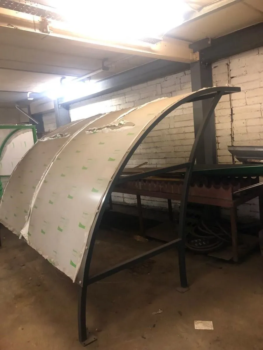 Prices Slashed  on Powder Coated Bicycle Shelter